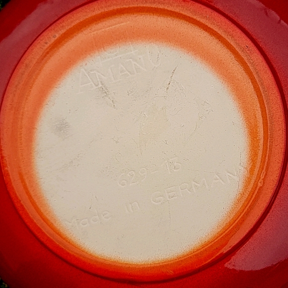 Amano Keramik Art Pottery "Ikebana" Mid-century Red Vase - Picture 3 of 4